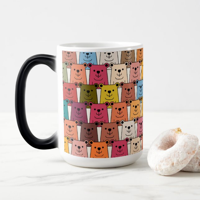 Taza Mágica Teddy Bear (Con donut)