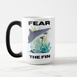 Taza Mágica temer al tiburón aleta