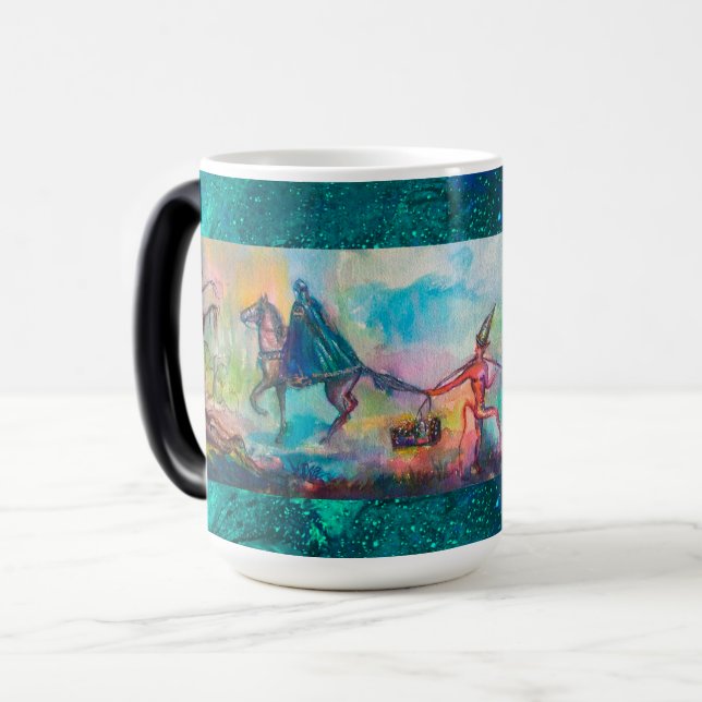 Taza Mágica TEMPTACIÓN Caballero oscuro y el tesoro azul del d (Anverso izquierdo)