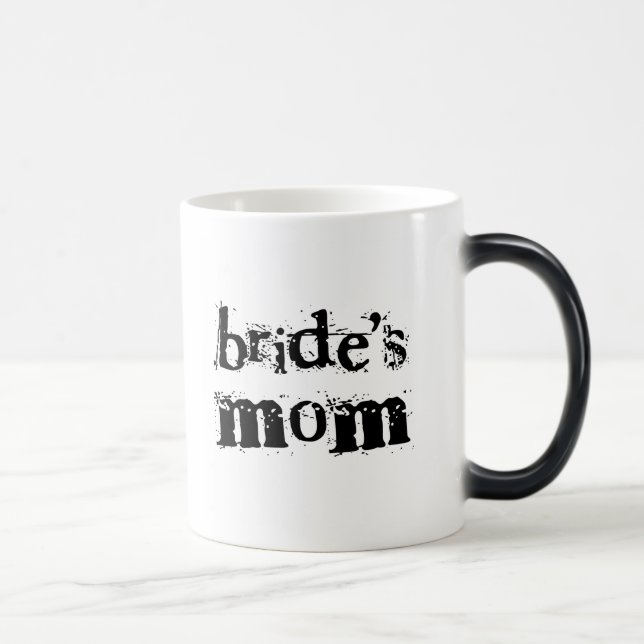 Taza Mágica Texto del negro de la mamá de la novia (Derecha)
