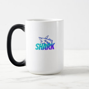 Taza Mágica Tiburón Diseño de depredador oceánico audaz para