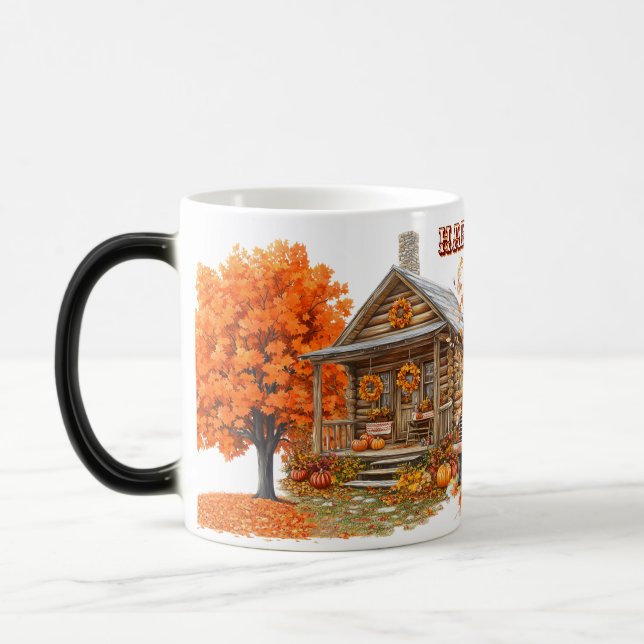 Taza Mágica Tiempo de Cosecha: Un acogedor viaje de otoño (Izquierda)