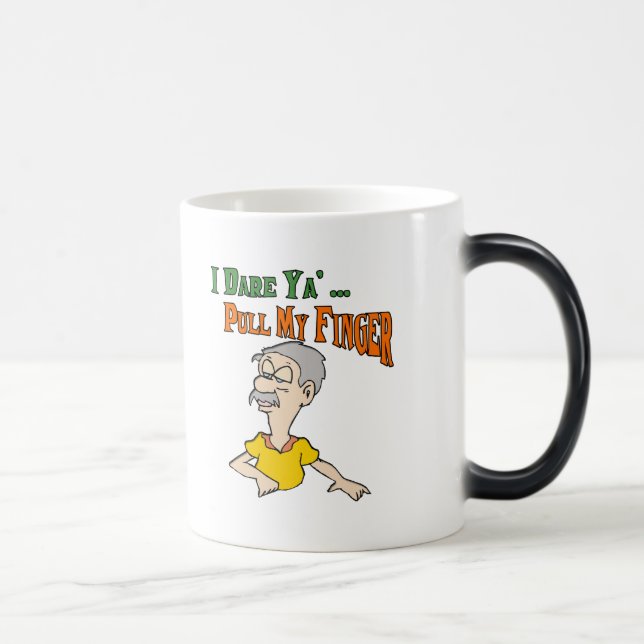 Taza Mágica Tire de mi dedo (Derecha)