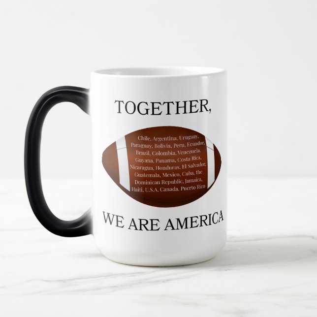 Taza Mágica Together We Are America  (Izquierda)