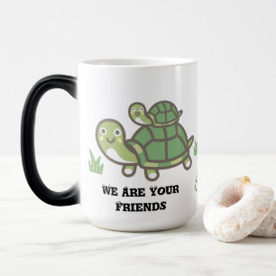 Taza Mágica Tortugas verdes