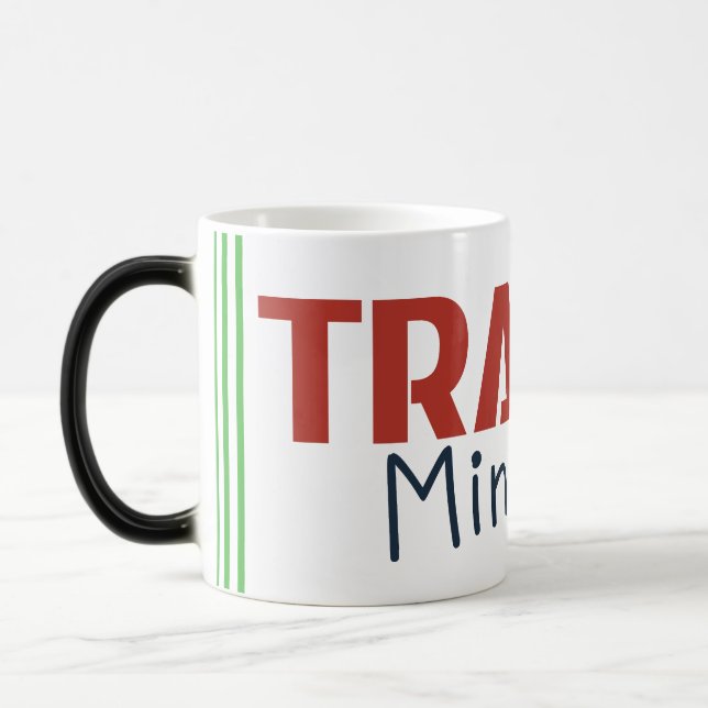 Taza Mágica Trader Mindset – Discipline Focused Trading (Izquierda)