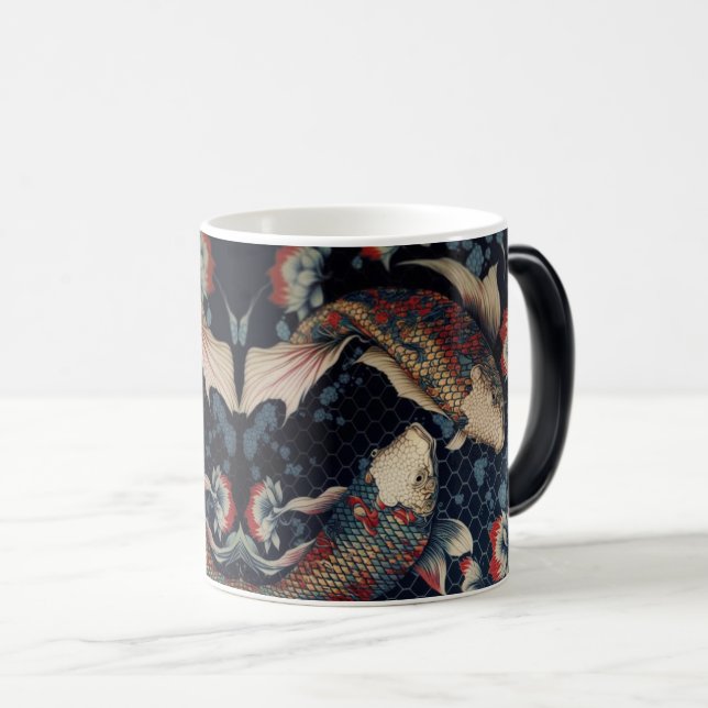 Taza Mágica Tradicional café Koi Mug (Anverso derecho)