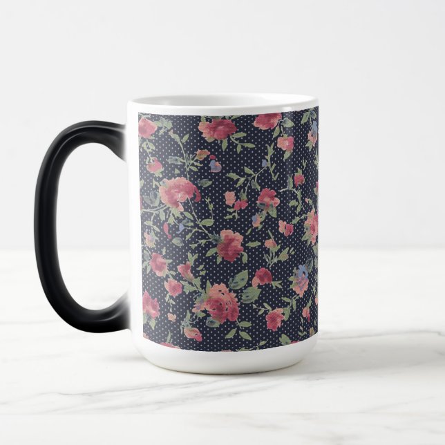 Taza Mágica Trama de flor Morphing Mug (Izquierda)