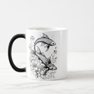 Taza Mágica Tranquil Koi Pond Morphing Mug - 11oz