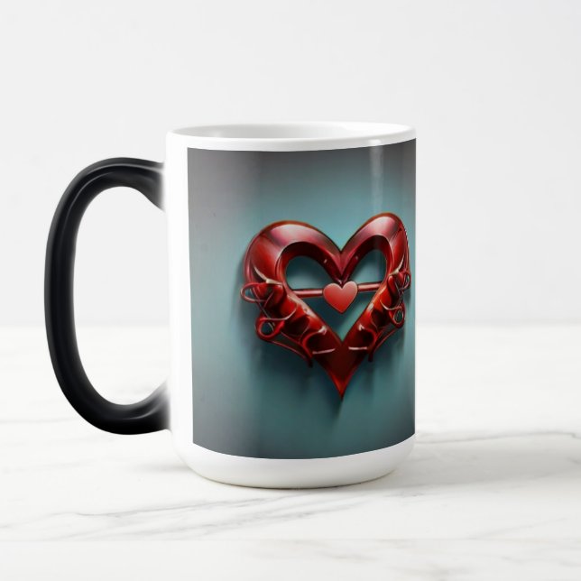 Taza Mágica Transformaciones mágicas Amor Símbolo Morphing (Izquierda)