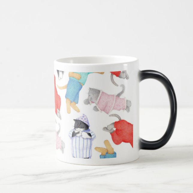TAZA MÁGICA TRANSFORMADORA CATS PAJAMAS (Derecha)