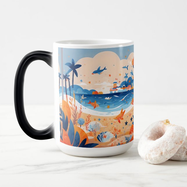 Taza Mágica Transforme tus momentos diarios 🌊 (Con donut)
