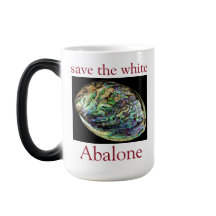 Trendy Save the White Abalone (Salvar la cita de A