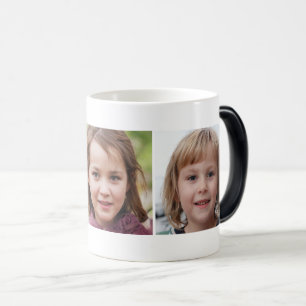 Taza Mágica Tres Collages de fotos personalizado