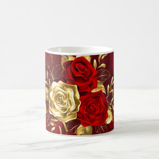 Taza Mágica Tres Rosas Joyas (Centro)
