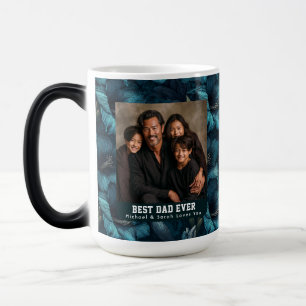 Taza Mágica Tributo Floral de Amarilis Verde para el Padrastro