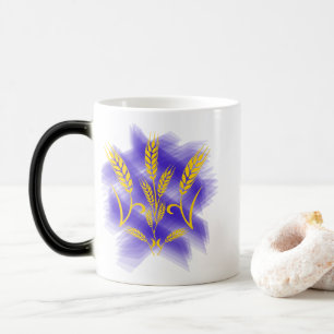 Taza Mágica tridente ucraniano hecho de espiga de trigo