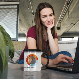 Taza Mágica trigramas y personalizable de reloj chino