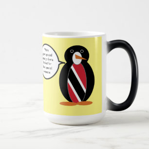 Taza Mágica Trinidad Tobago Hablando Sra. Pingüino Personaliza