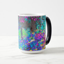Taza Mágica Trippy Lime Green y Purple Garden Sunrise