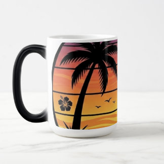 Taza Mágica Tropical Sunset Heat-Reveal Mug – Magical Golden H