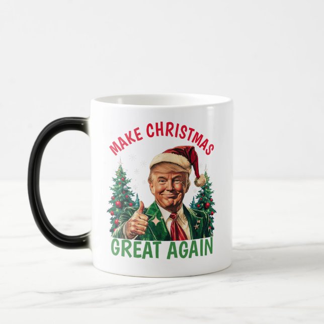 Taza Mágica Trump vuelve a hacer grandes Navidades a los Navid (Izquierda)