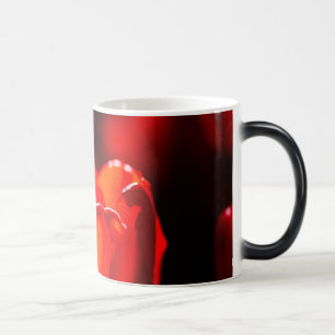 Taza Mágica Tulipán Rojo Flor - Fuego