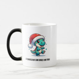 Taza Mágica ¡Un Dinosaurio Puede Divertirse También!