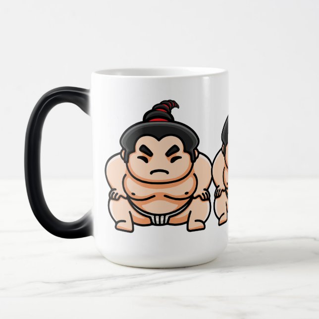 Taza Mágica Un divertido sumo japonés (Izquierda)