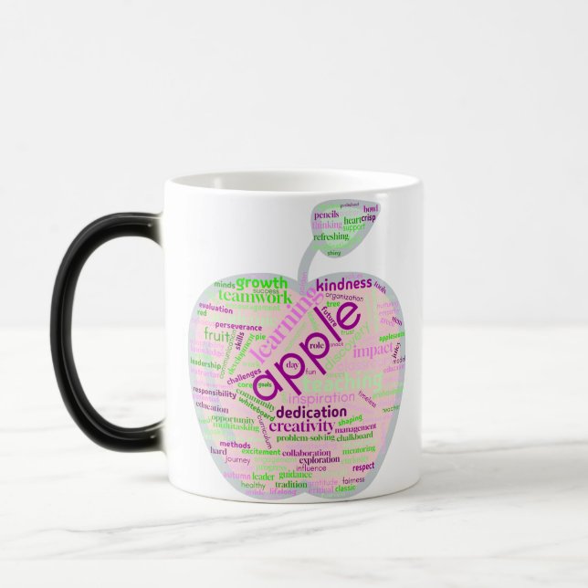Taza Mágica Una manzana para el profesor - Mug Inspirador (Izquierda)