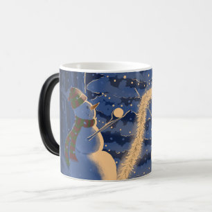 Taza Mágica Una Navidad de muñeco de nieve