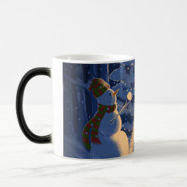 Taza Mágica Una Navidad de muñeco de nieve