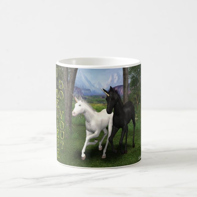 Taza Mágica Unicornios jovenes (Centro)