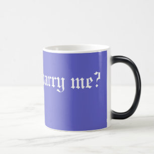 Taza Mágica ¿Usted me casará? Manera única de hacer estalla