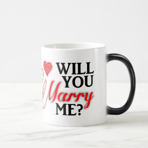 Taza Mágica ¿usted me casará? Sorpresa