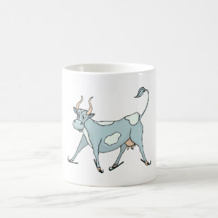 Taza Mágica Vaca en patines de hielo