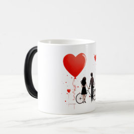 Taza Mágica Valentines Day Hearts