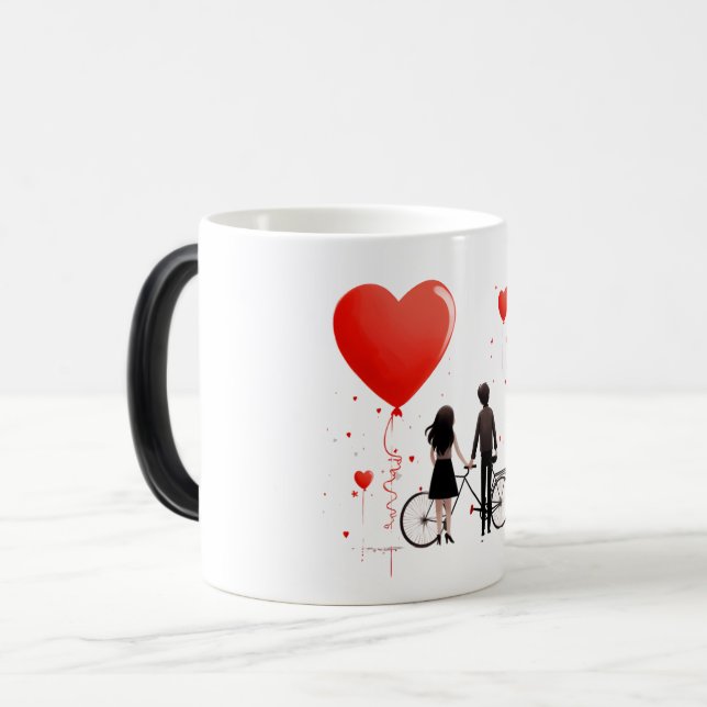Taza Mágica Valentines Day Hearts (Anverso izquierdo)