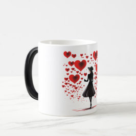 Taza Mágica Valentines Day Hearts