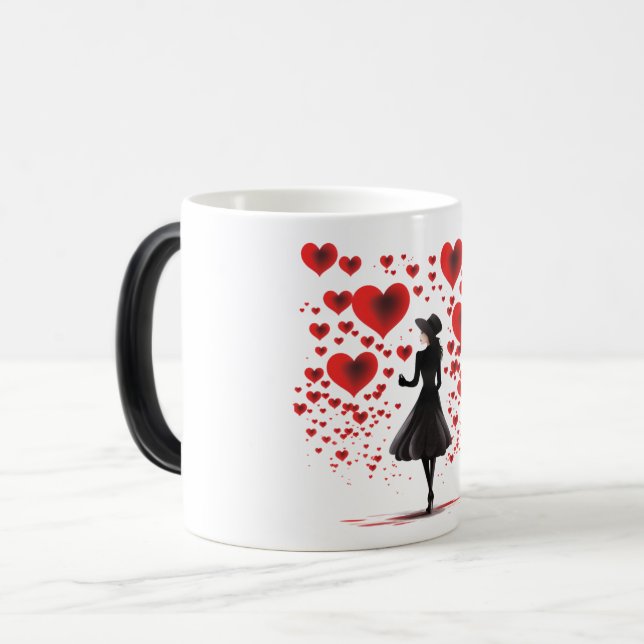 Taza Mágica Valentines Day Hearts (Anverso izquierdo)