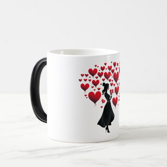 Taza Mágica Valentines Day Hearts (Anverso izquierdo)