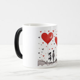 Taza Mágica Valentines Day Hearts