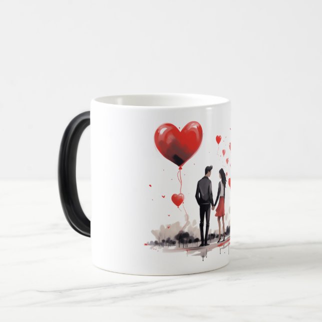 Taza Mágica Valentines Day Hearts (Anverso izquierdo)