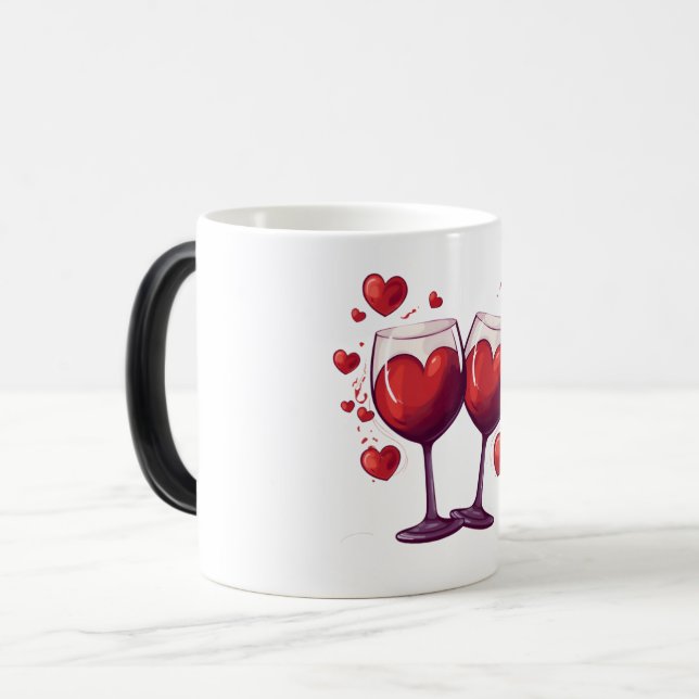 Taza Mágica Valentines Day Hearts (Anverso izquierdo)