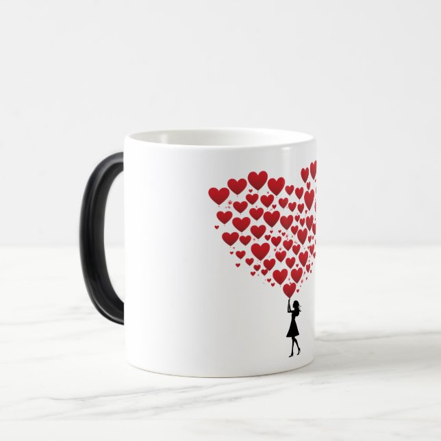 Taza Mágica Valentines Day Hearts (Anverso izquierdo)