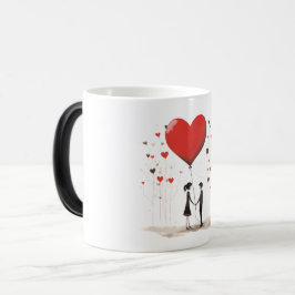 Taza Mágica Valentines Day Hearts