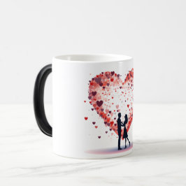 Taza Mágica Valentines Day Hearts