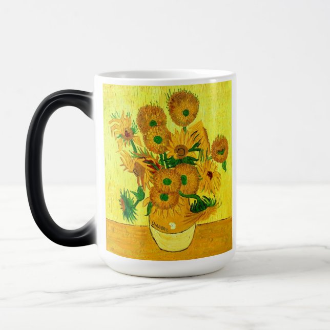 Taza Mágica Van Gogh Sunflowers (Izquierda)