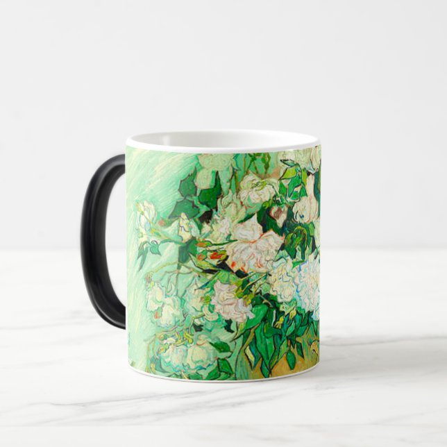 Taza Mágica Van Gogh White Roses (Anverso izquierdo)