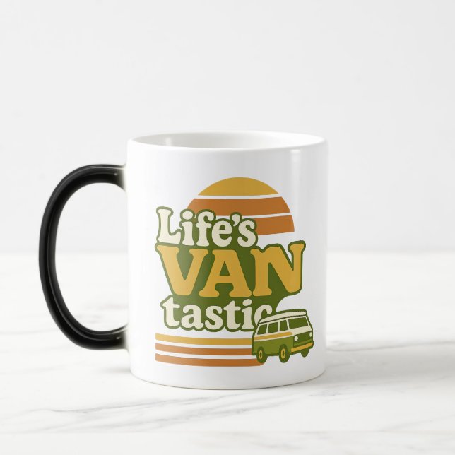 Taza Mágica VANtastic Retro 70s Van Graphic (Izquierda)